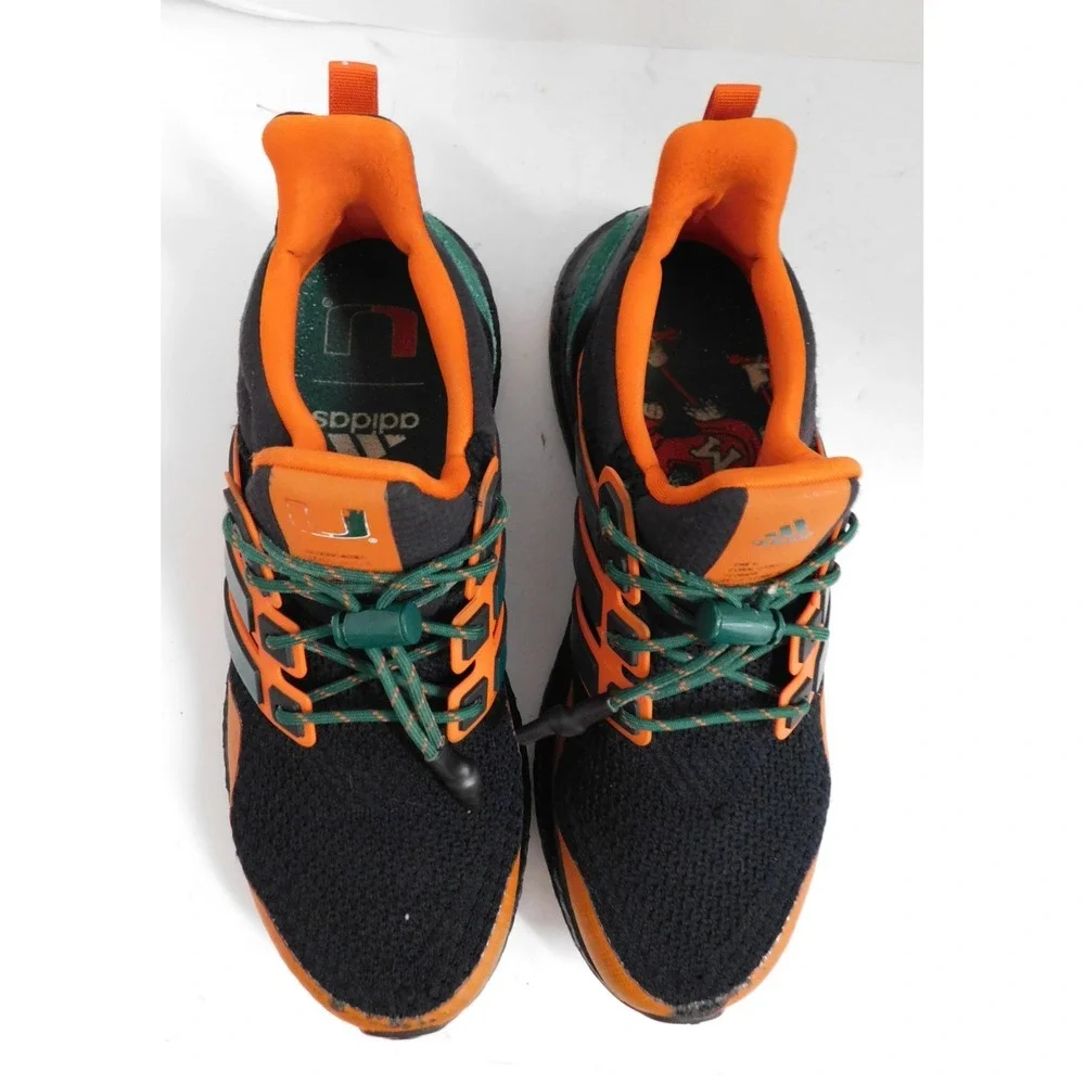 Adidas UltraBoost 1.0 x Miami Hurricanes Running Shoes IG5877 Men's Size 6